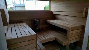 Sauna ehitus eramus